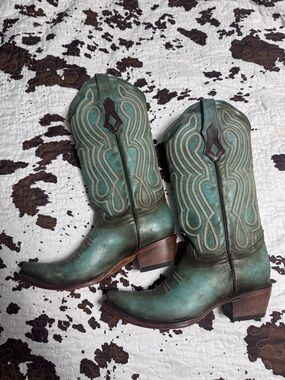 Beautiful turquoise Corral Boots